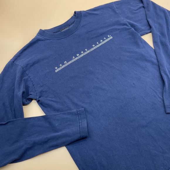 STARTER Other - Vintage San Jose‎ State Long Sleeve  Mens Size Small Blue